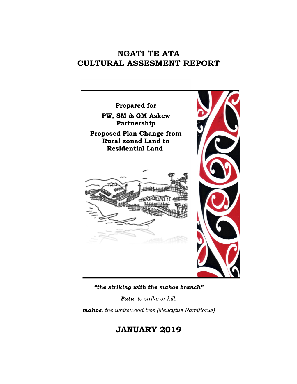 Cultural Assessment Report – Ngati Te