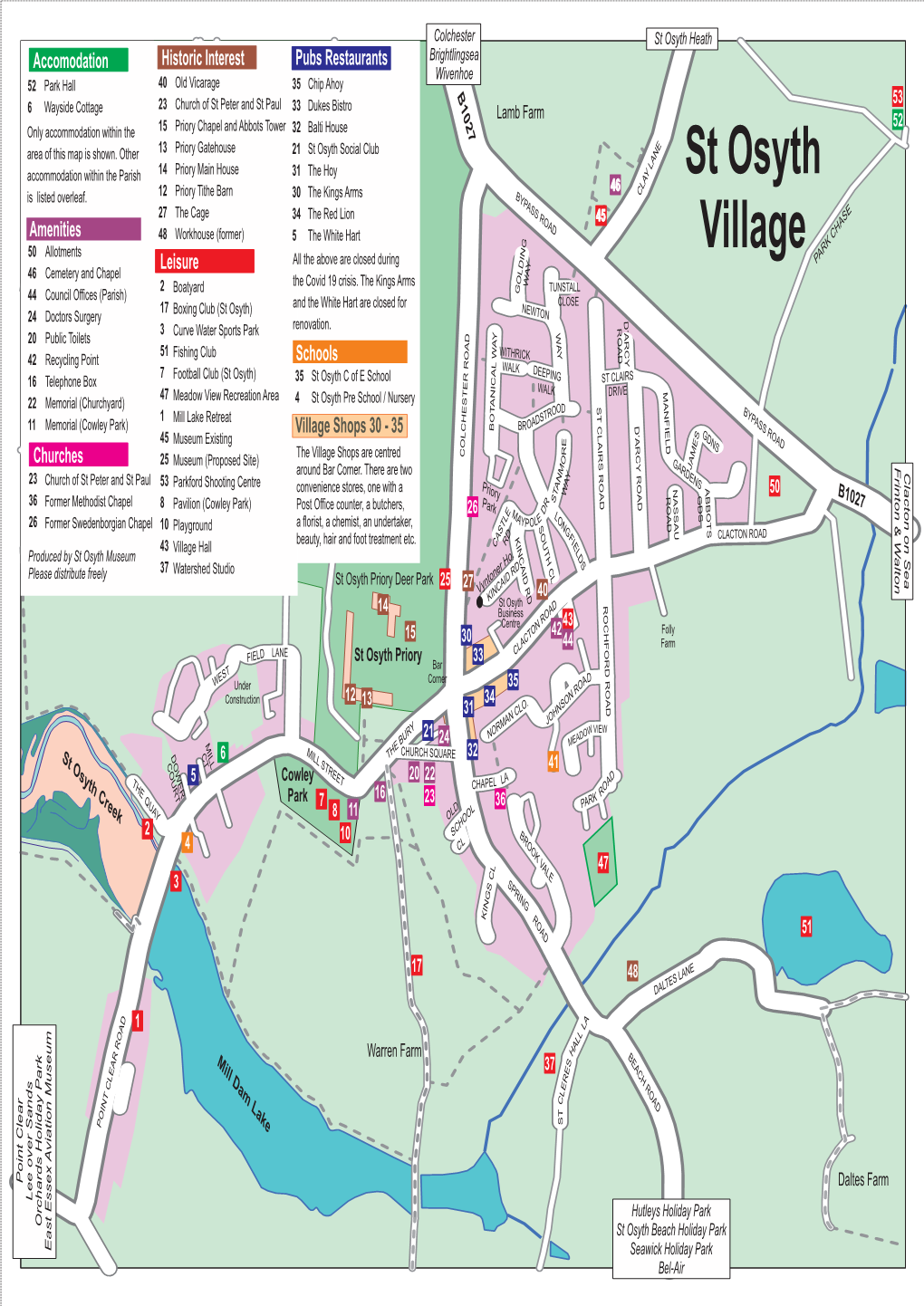 Map-Of-St-Osyth-Village