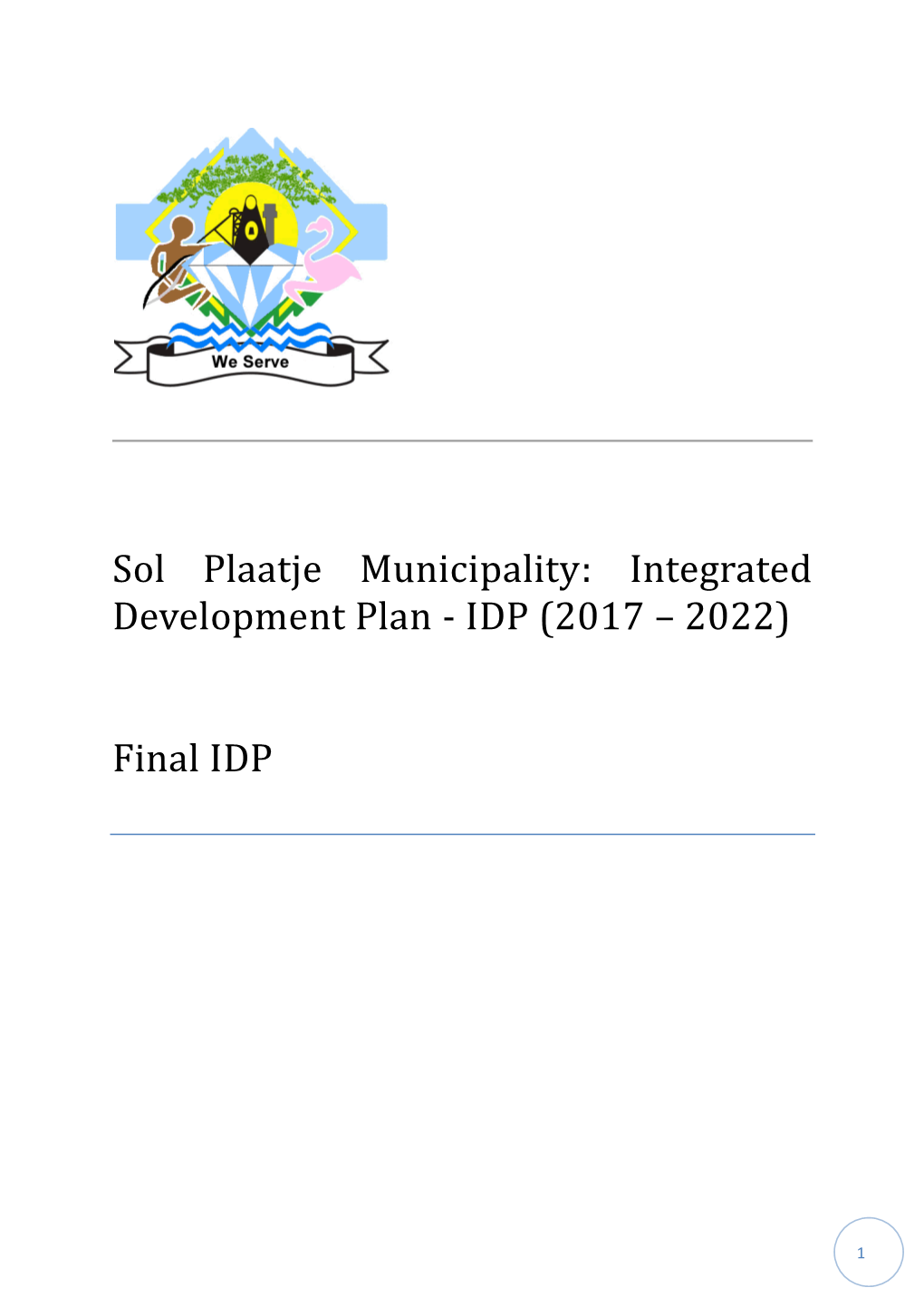 Integrated Development Plan - IDP (2017 – 2022)