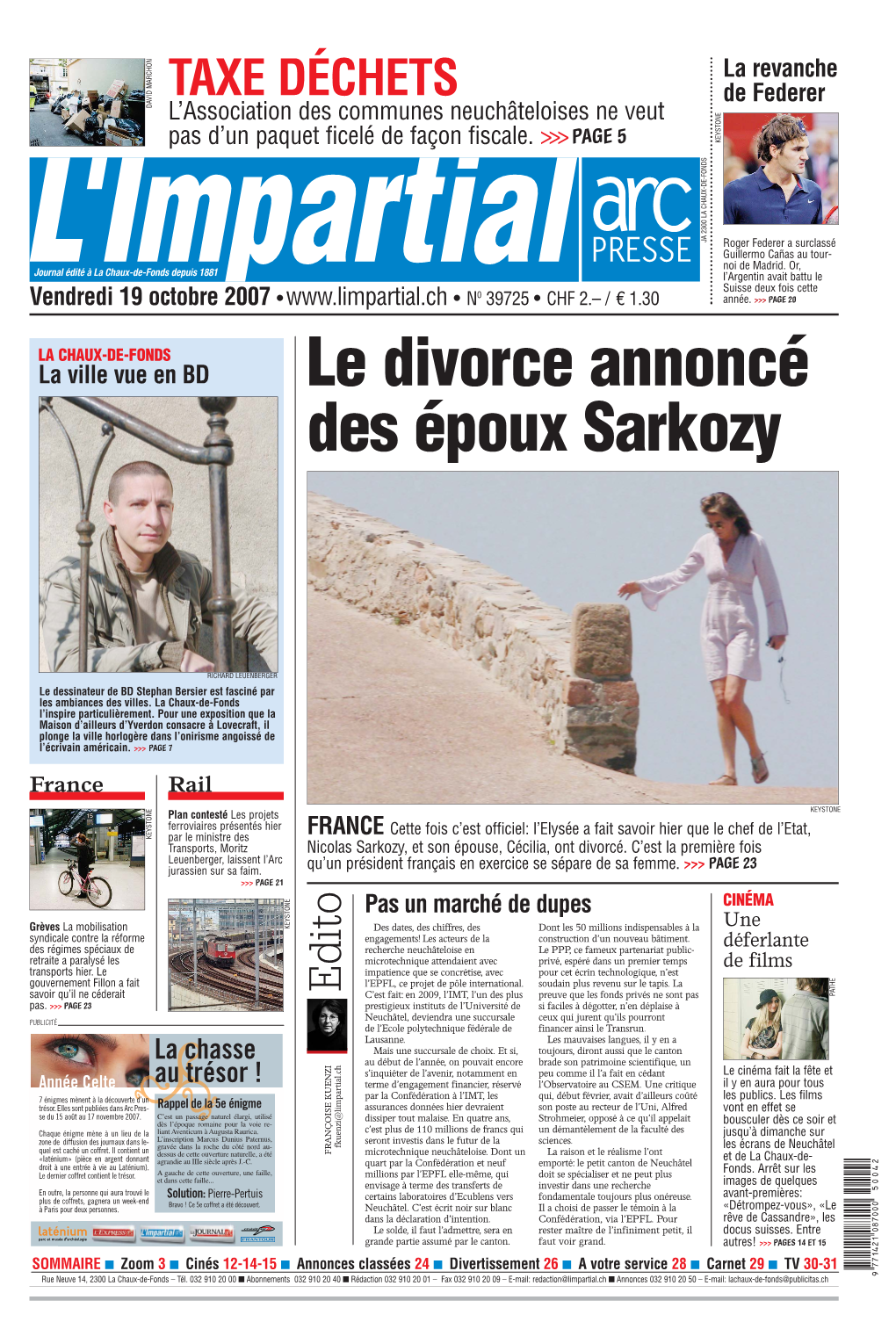 Le Divorce Annoncé Des Époux Sarkozy