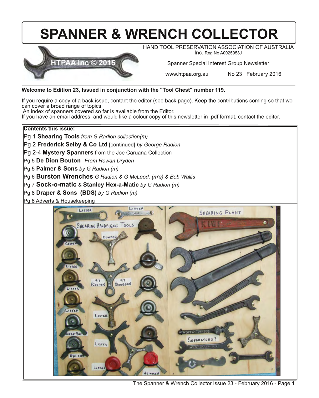 Spanner & Wrench Collector