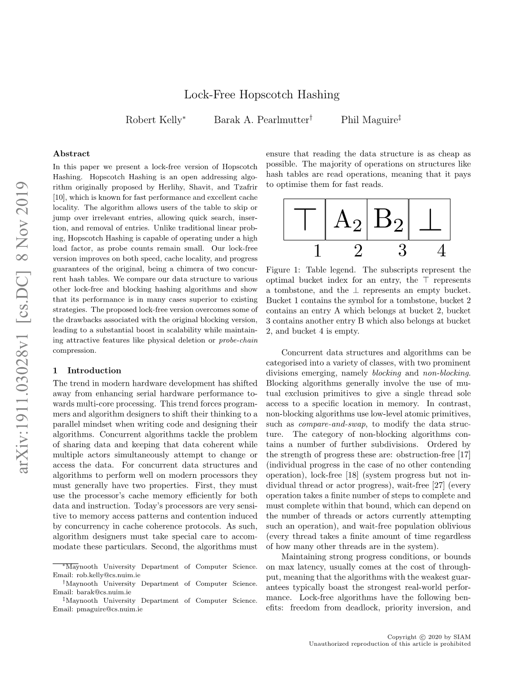 Lock-Free Hopscotch Hashing