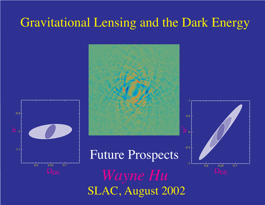 Gravitational Lensing and the Dark Energy