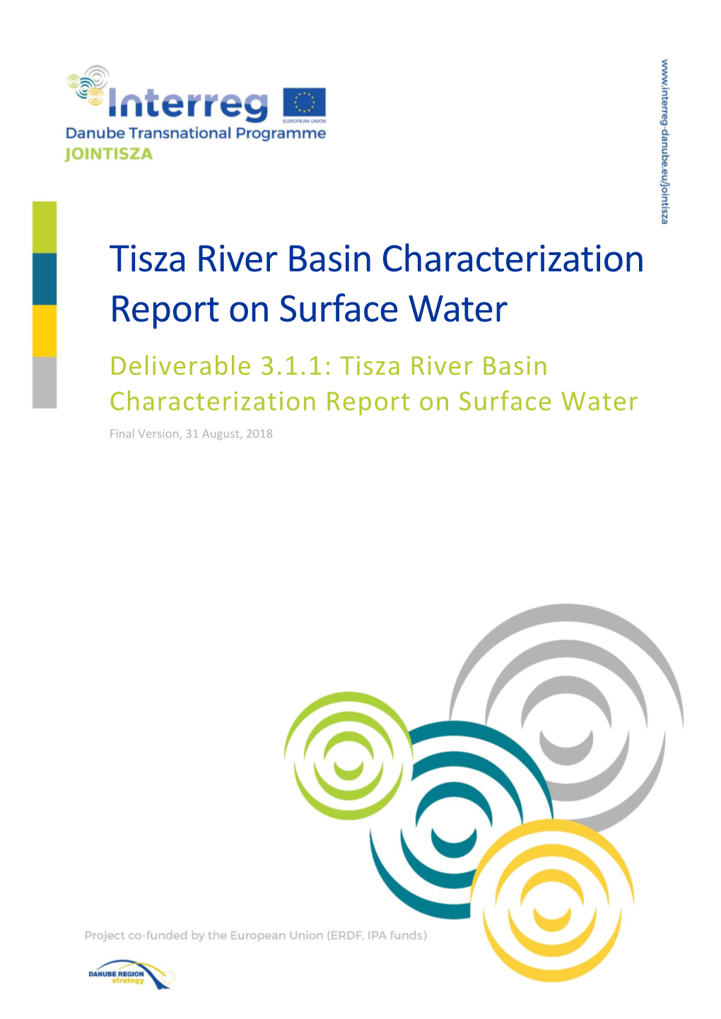 Tisza River Basin Characterization Report on Surface Water