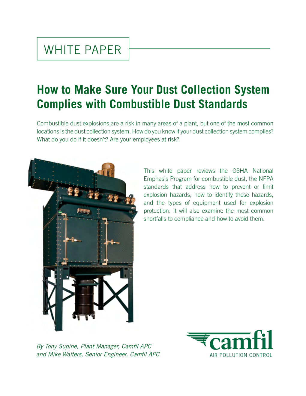 How to Make Sure Your Dust Collection System Complies with Combustible Dust Standards