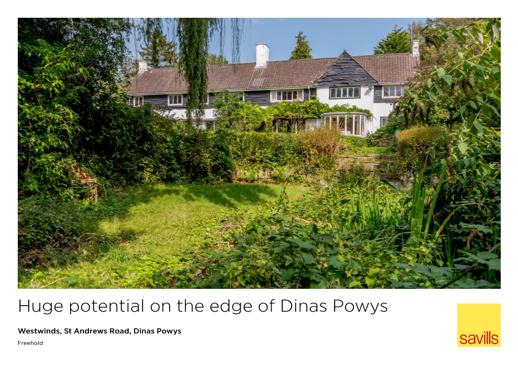 Huge Potential on the Edge of Dinas Powys