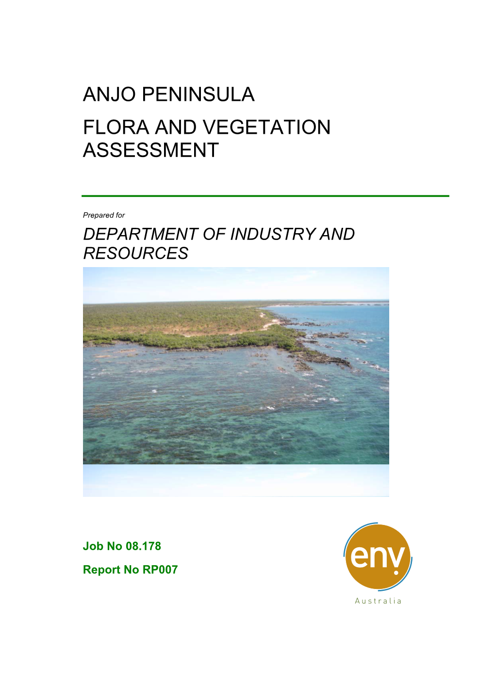 Anjo Peninsula Flora and Vegetation Assessment