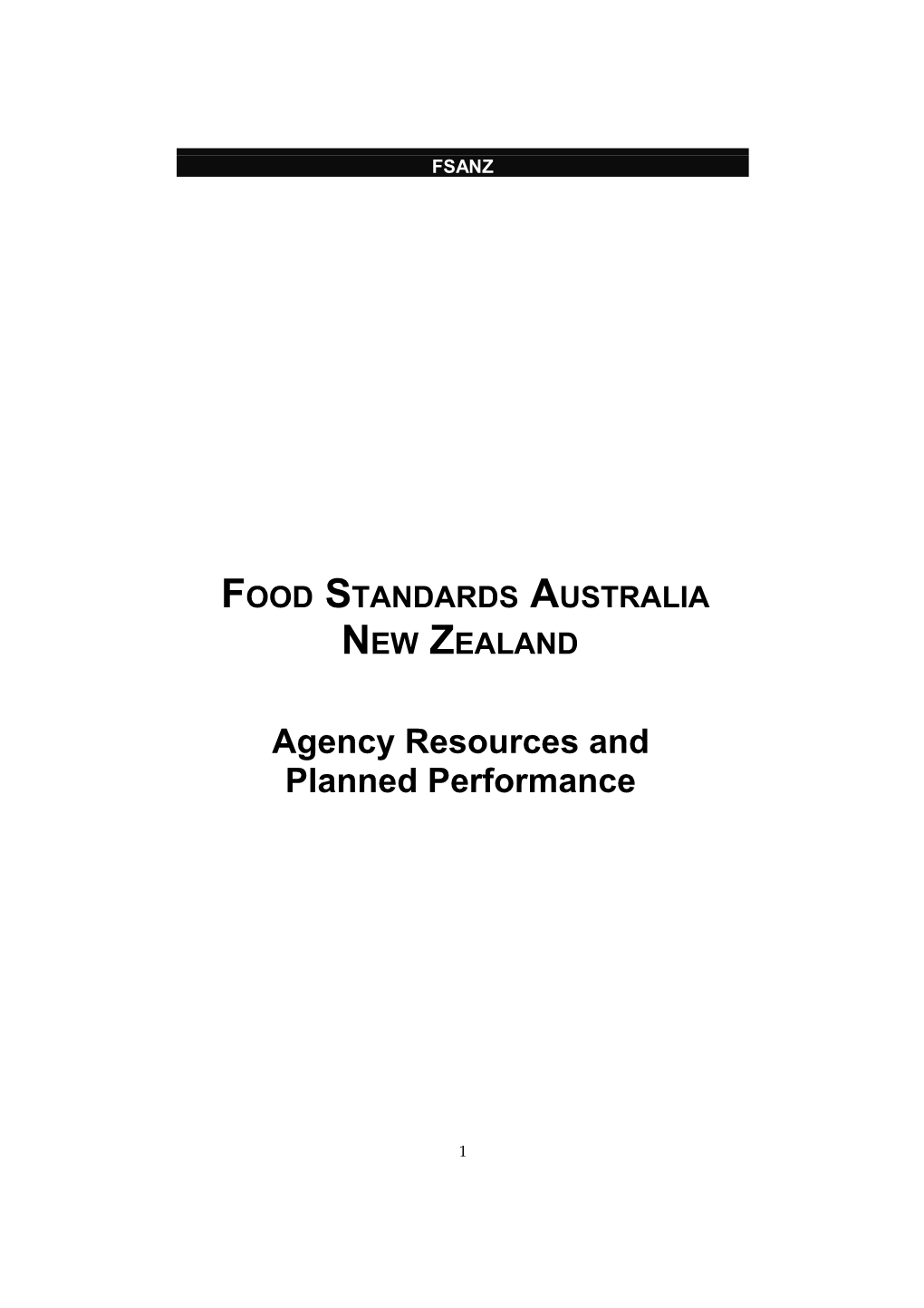 Food Standards Australia New Zealand