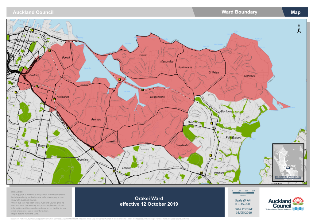 Orakei-Ward-Map.Pdf