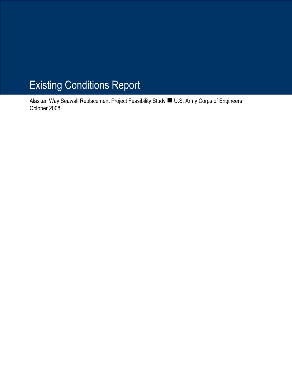 USACE Existing Conditions Report