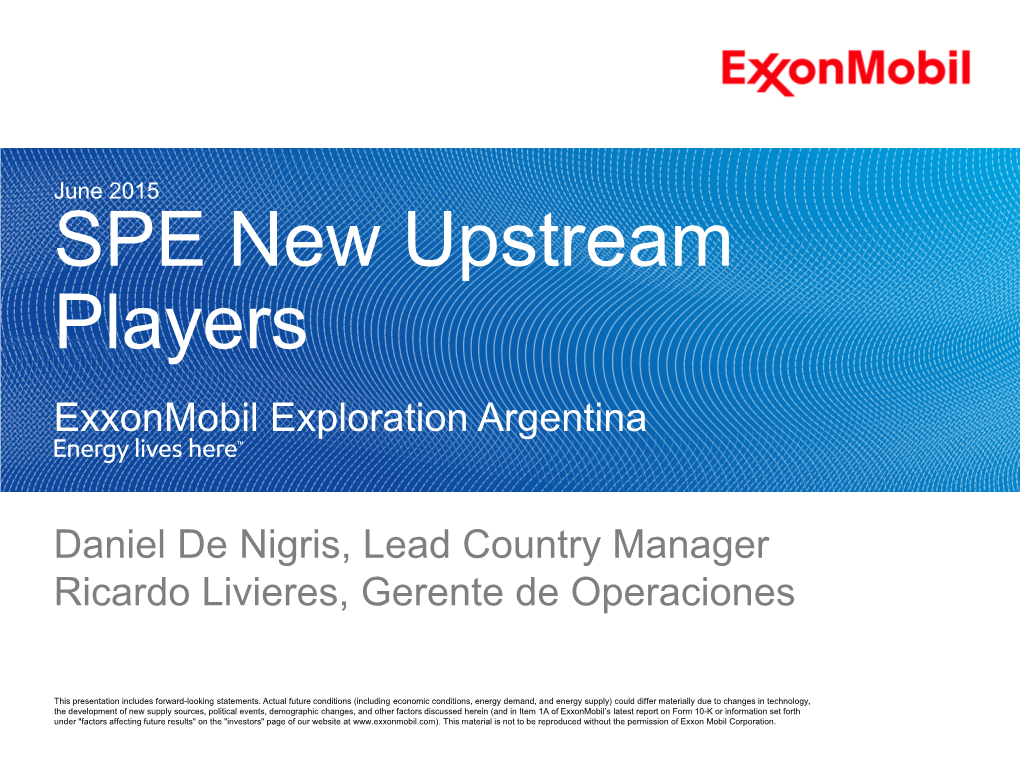 Exxonmobil Argentina Overview