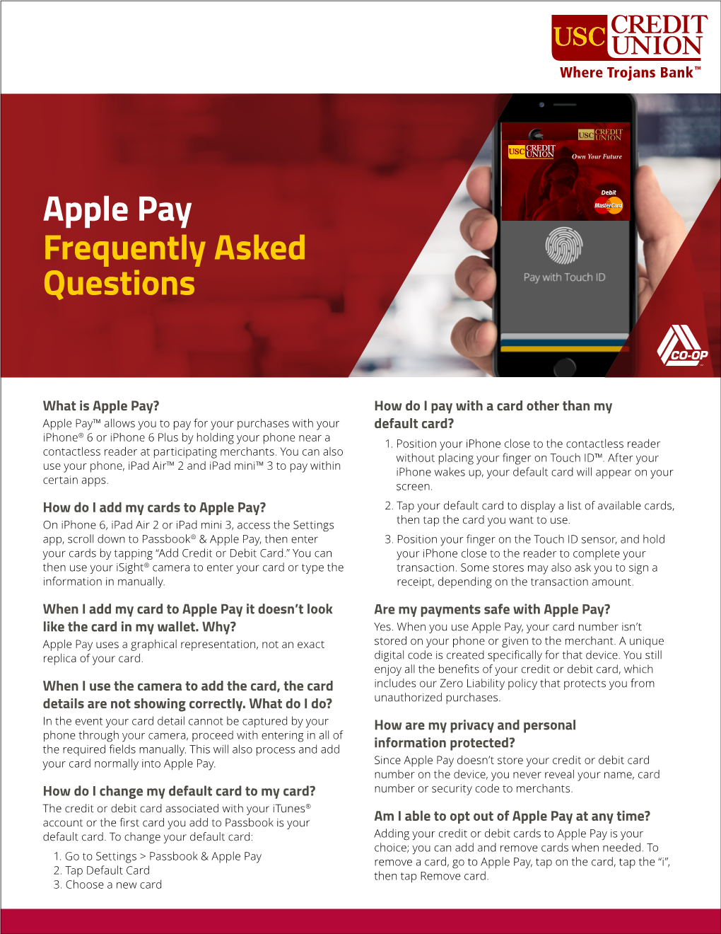 Apple Pay Frequently Asked Questions