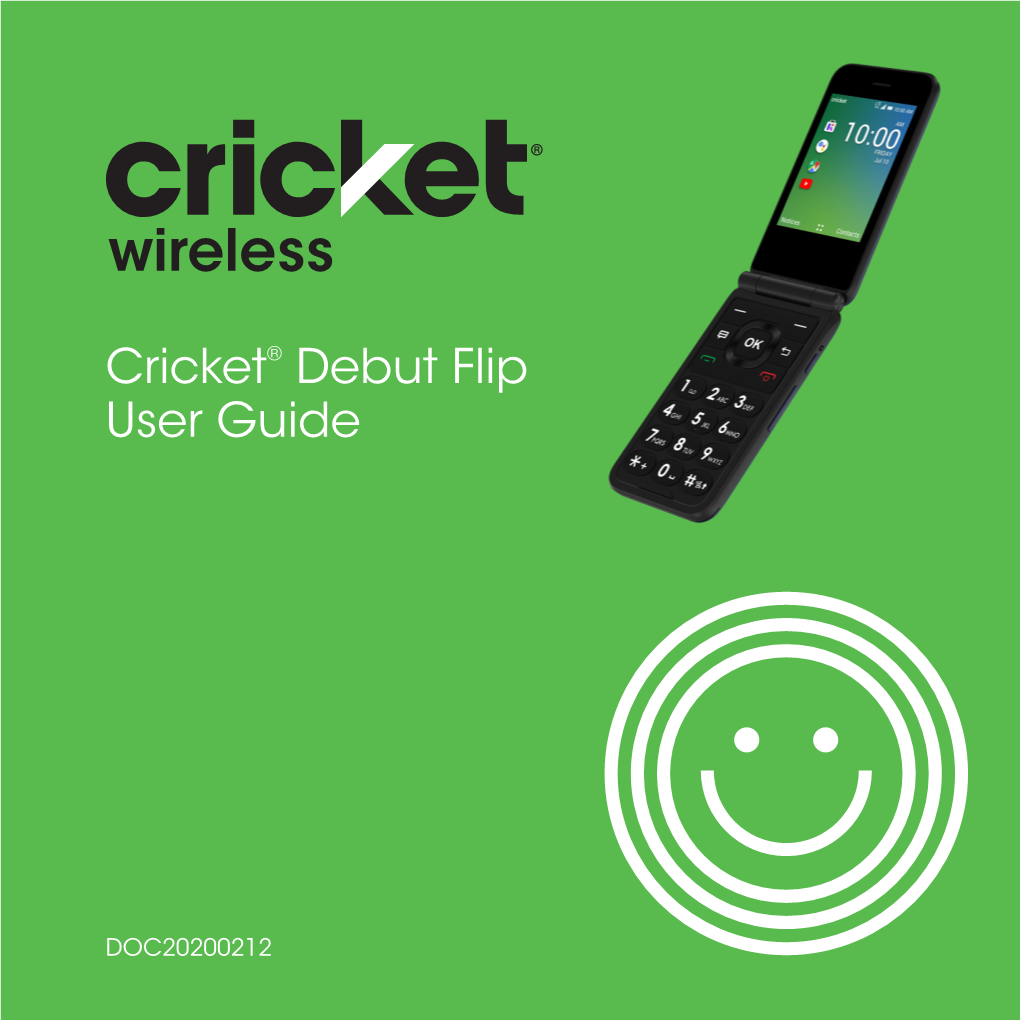 Cricket® Debut Flip User Guide