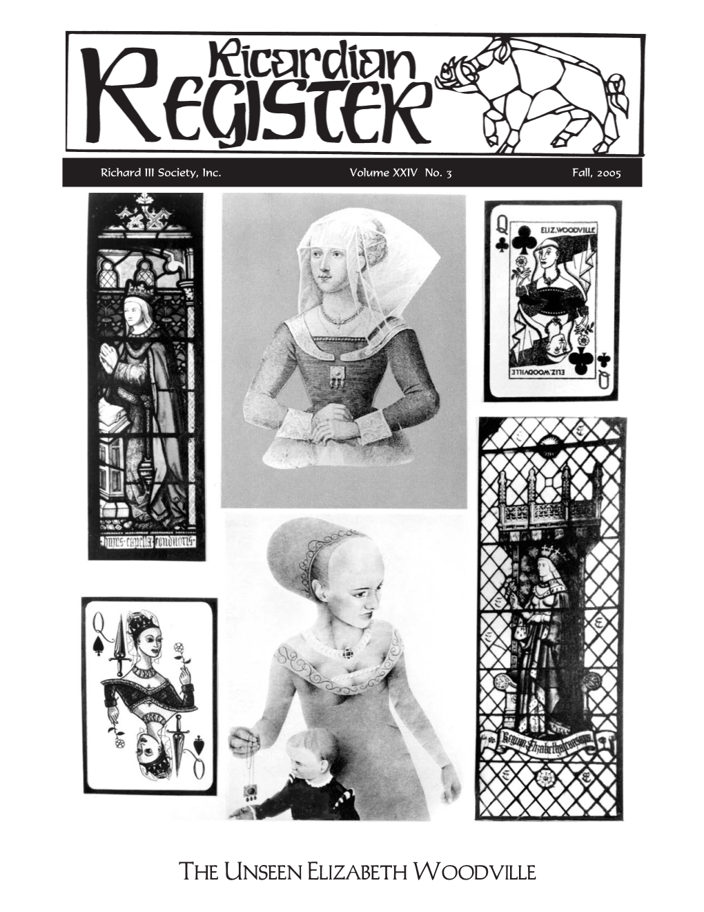 The Unseen Elizabeth Woodville REGISTER STAFF