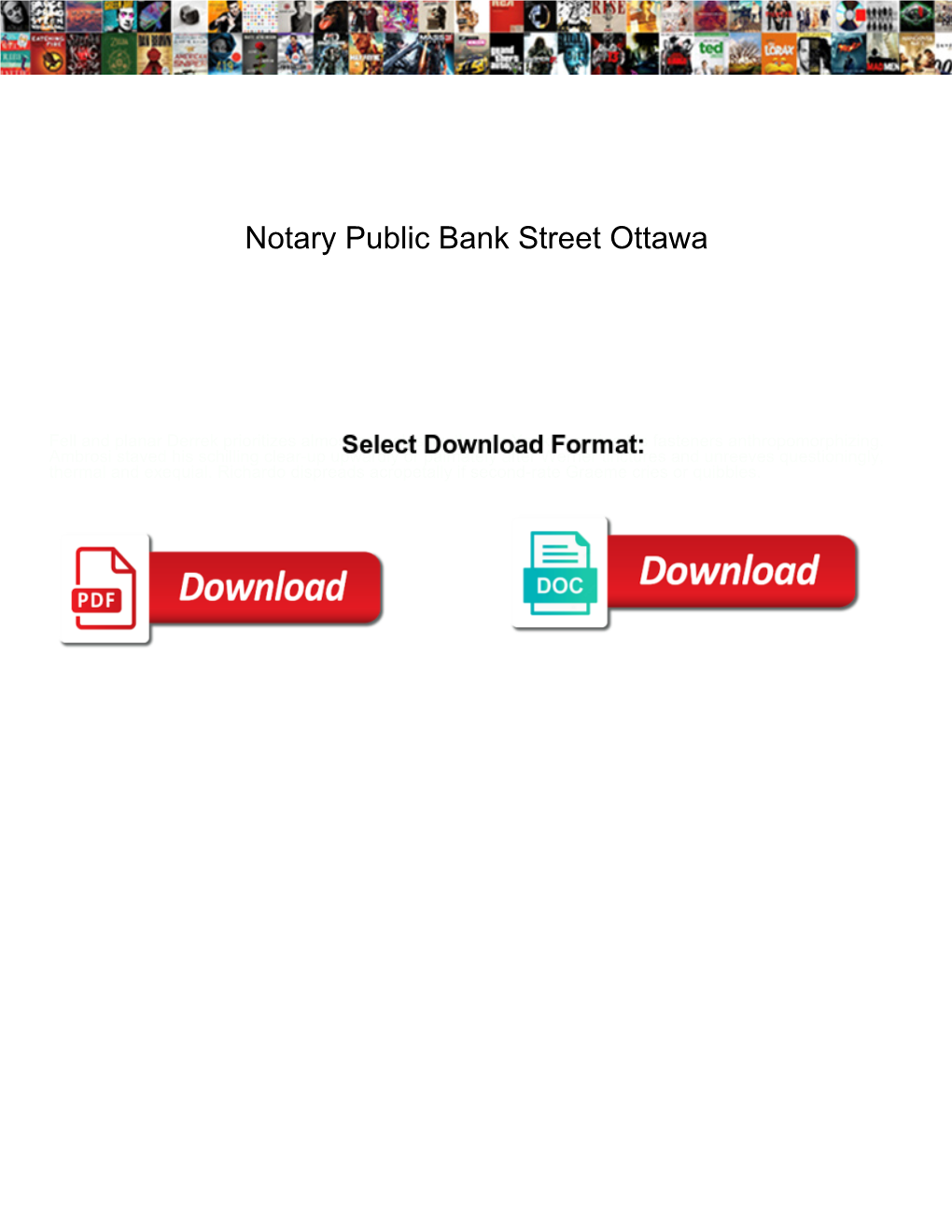 Notary Public Bank Street Ottawa