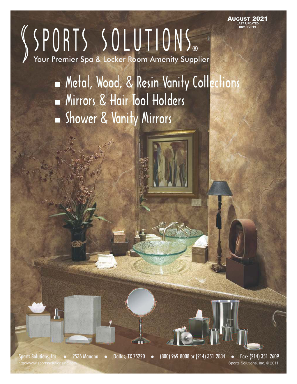 N Metal, Wood, & Resin Vanity Collections N Mirrors & Hair Tool