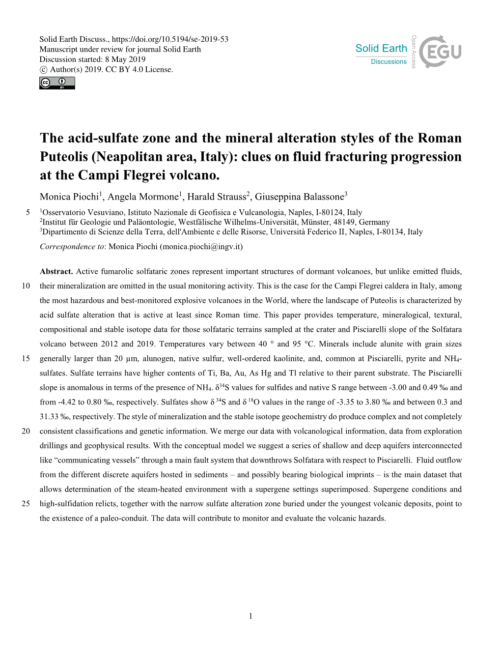 The Acid-Sulfate Zone and the Mineral Alteration Styles of the Roman