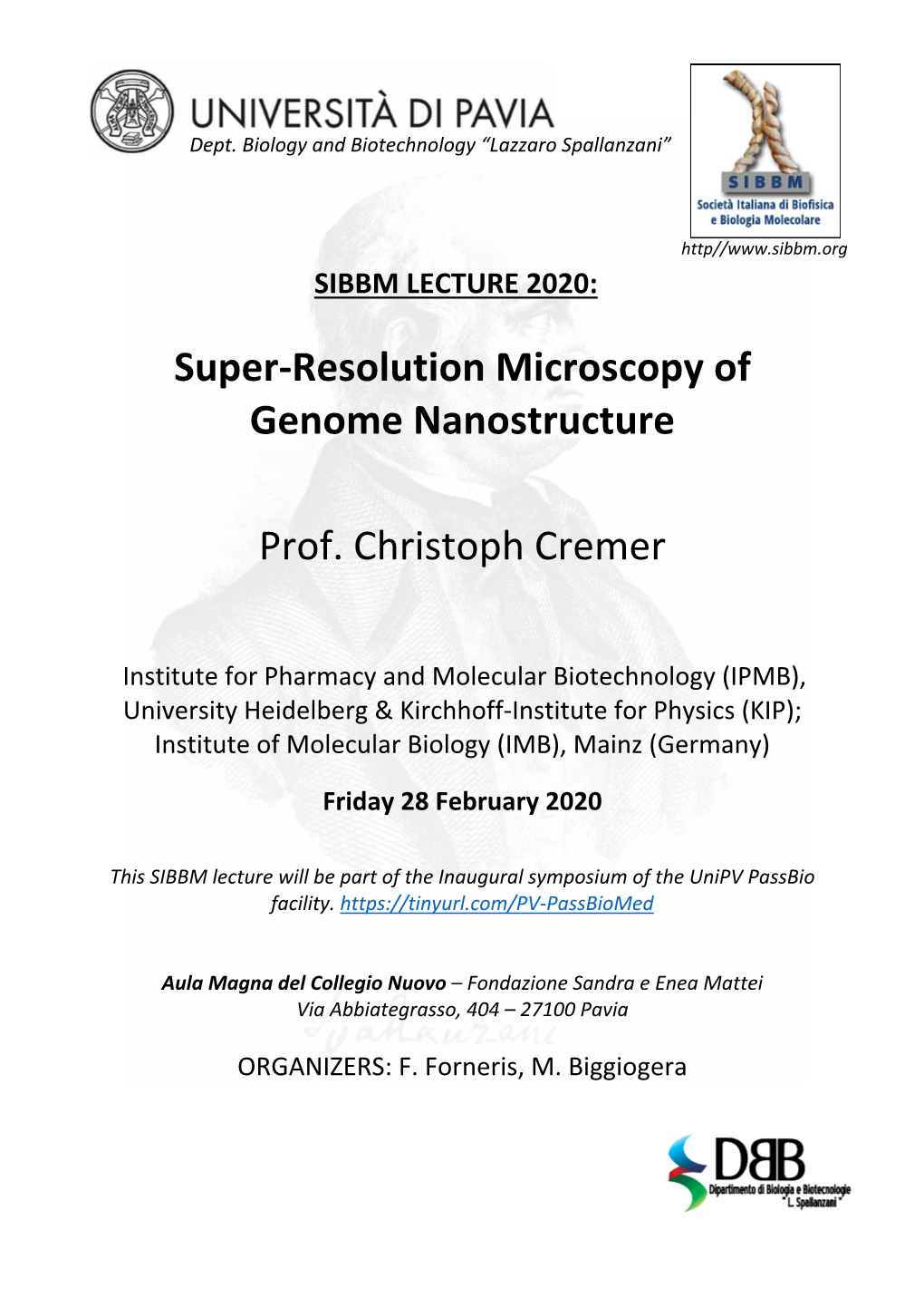 Super‐Resolution Microscopy of Genome Nanostructure Prof
