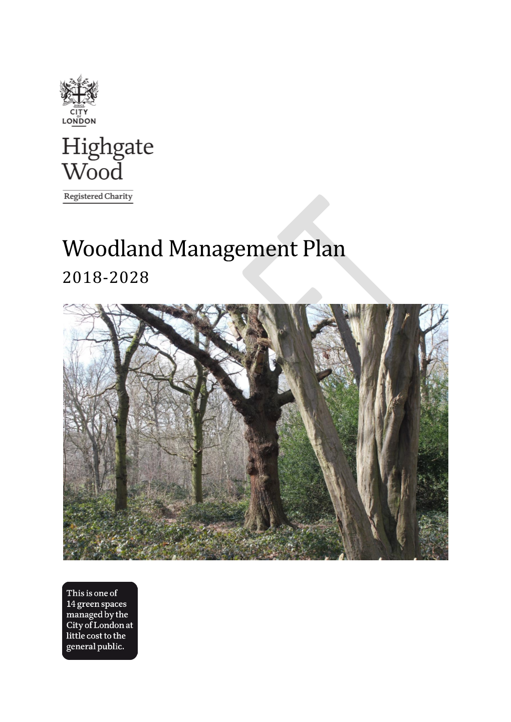 Woodland Management Plan 2018-2028