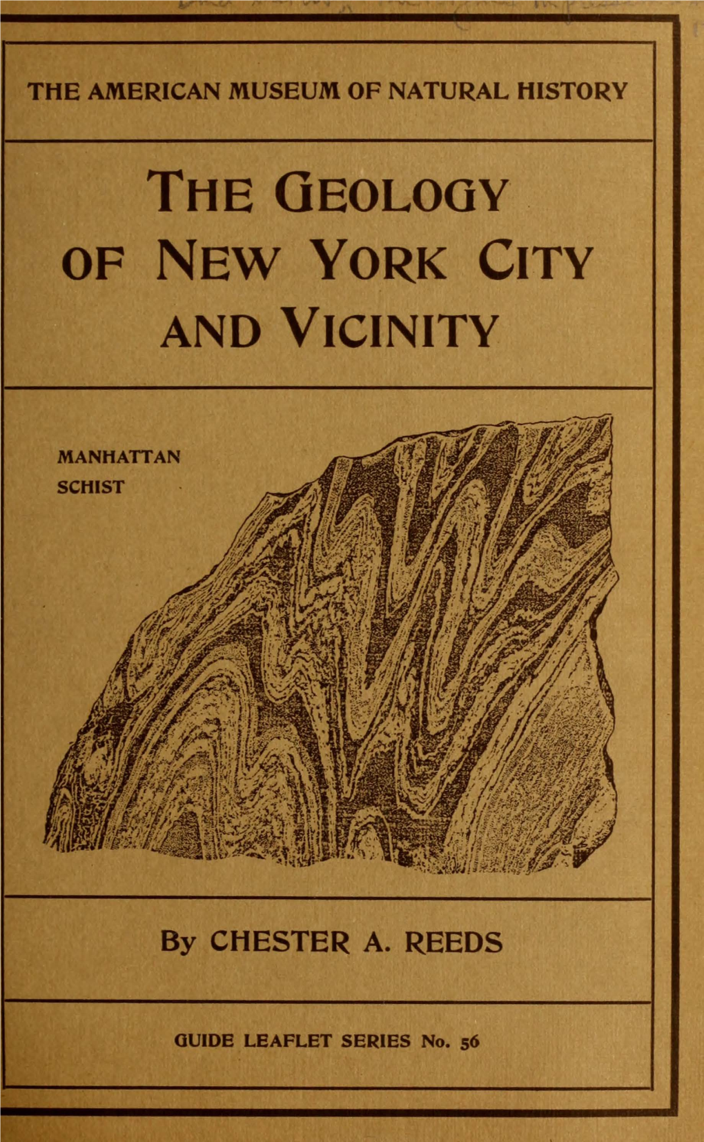The Geology· . of New York City and Vicinity