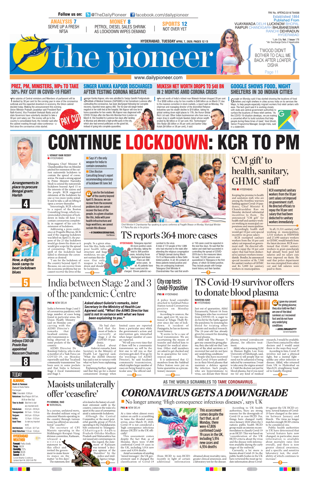 Lockdown: Kcr to Pm