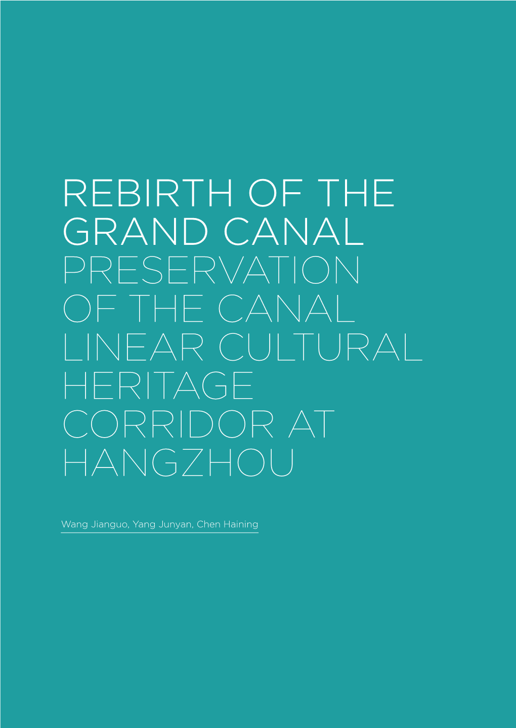 Review13 Rebirth of the Grand Canal