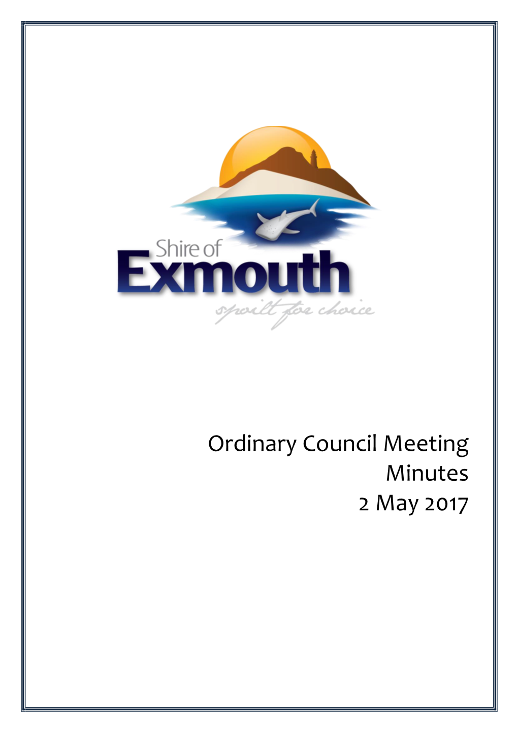 Ordinary Council Meeting Minutes 2 May 2017