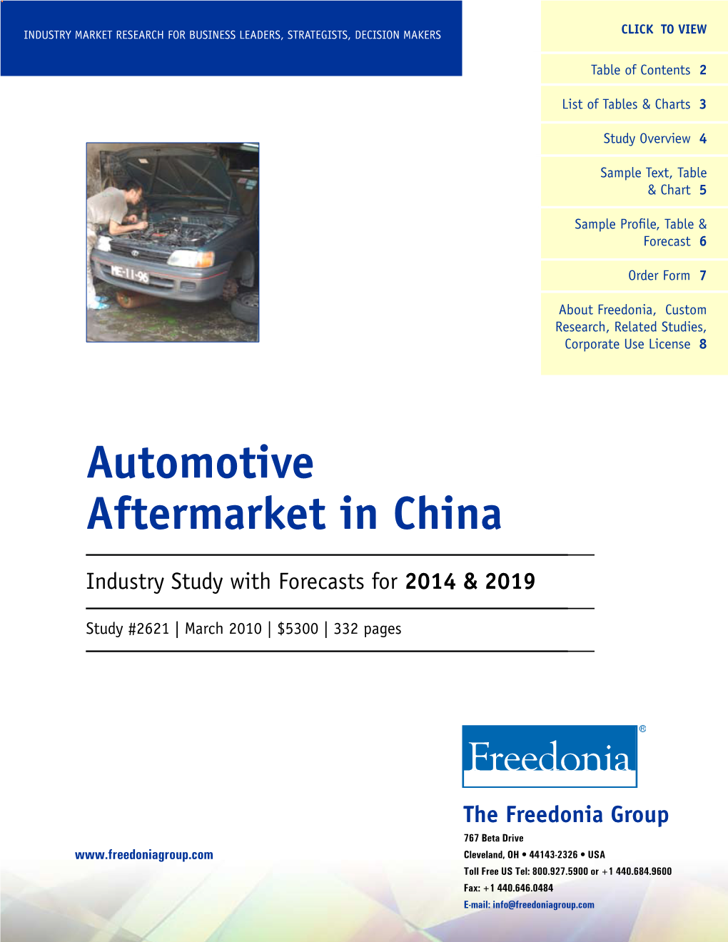 Automotive Aftermarket in China