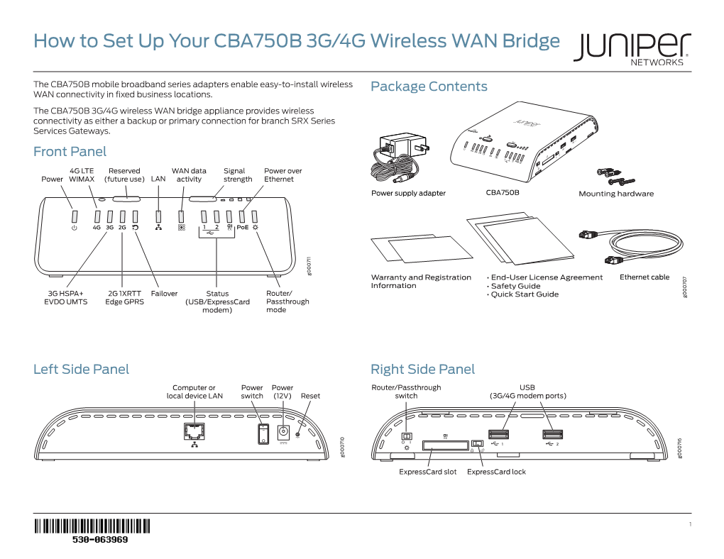 How to Set up Your CBA750B 3G/4G Wireless WAN Bridge