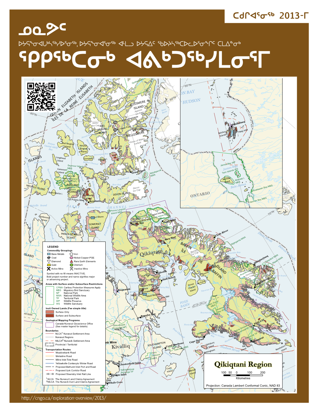 Exploration Overview 2013-Regional Overview-Qikiqtani-Inuktitut