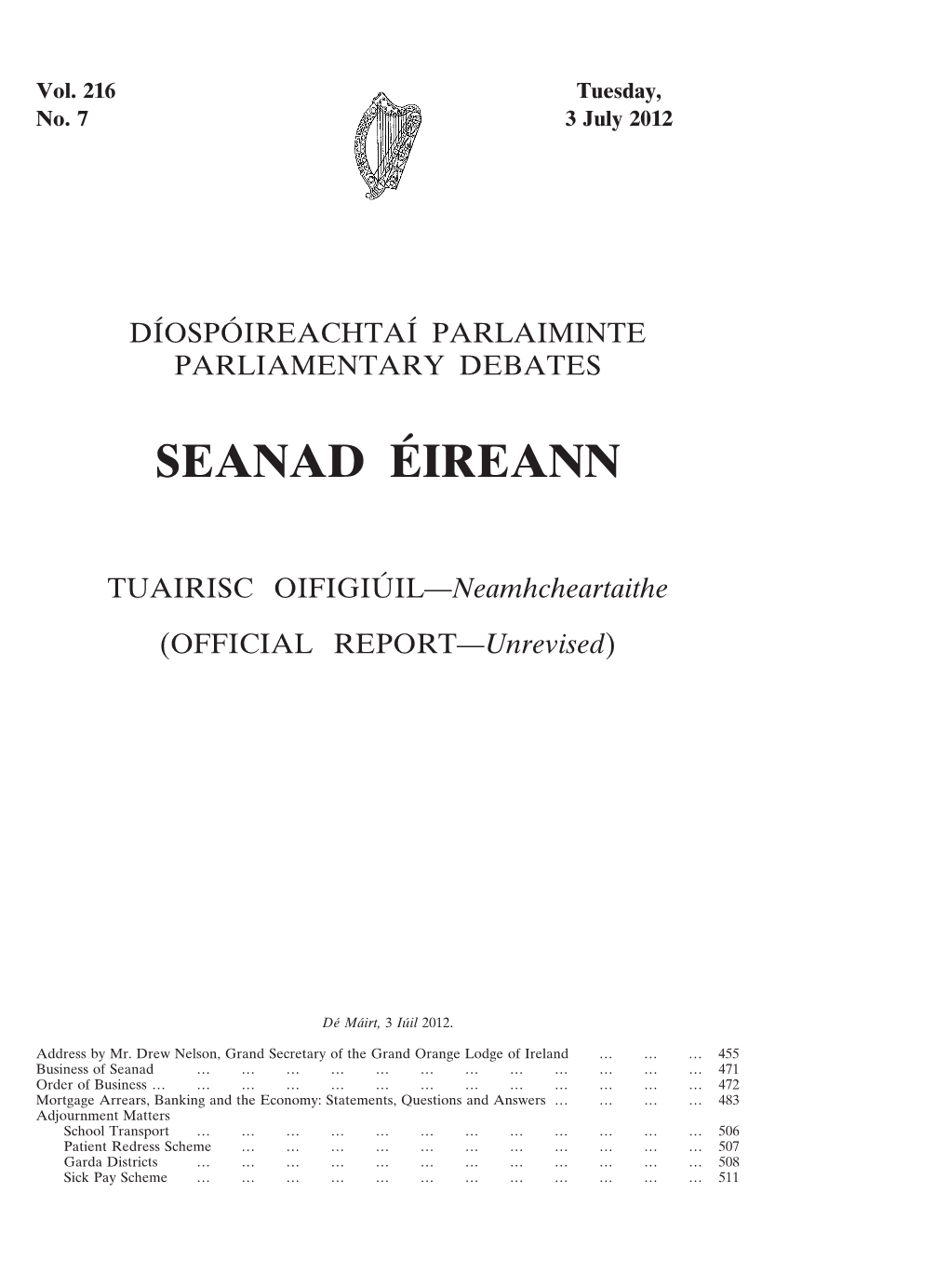 Seanad Éireann