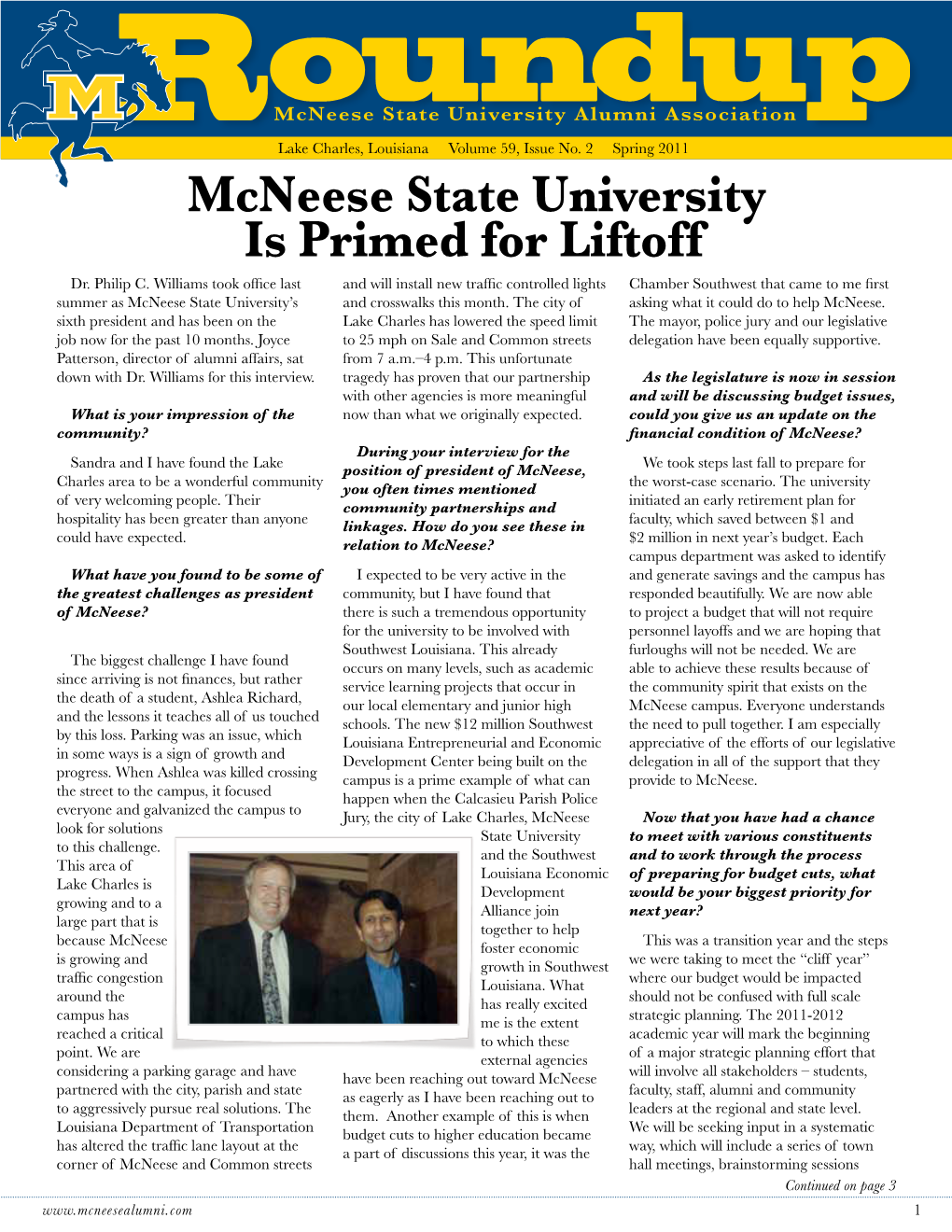Mcneese State University Is Primed for Liftoff Dr