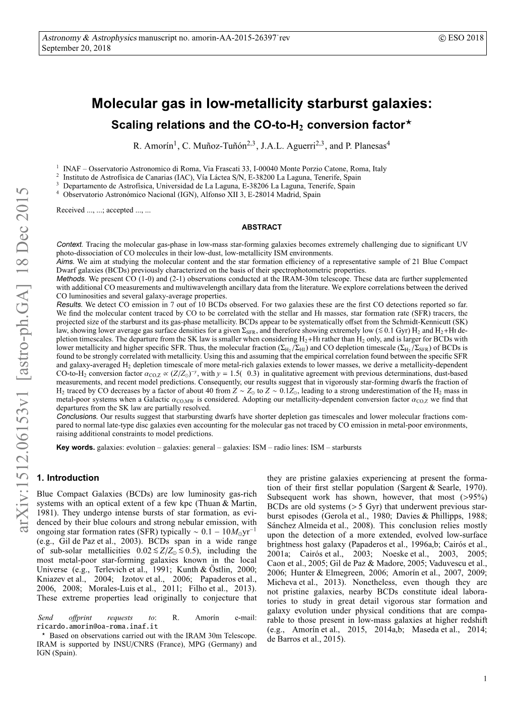 Molecular Gas in Low-Metallicity Starburst Galaxies