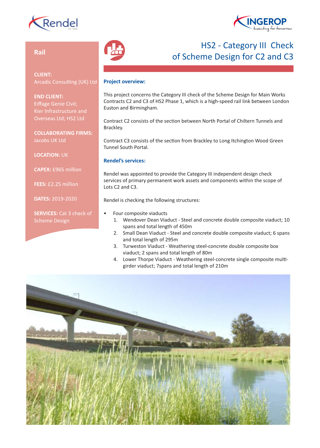 HS2 - Category III Check Rail of Scheme Design for C2 and C3