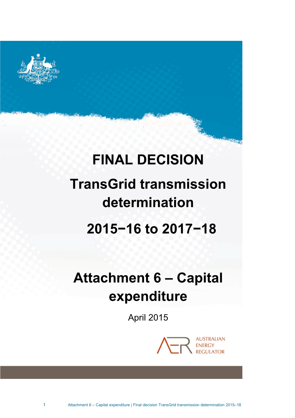 Transgrid Transmission Determination