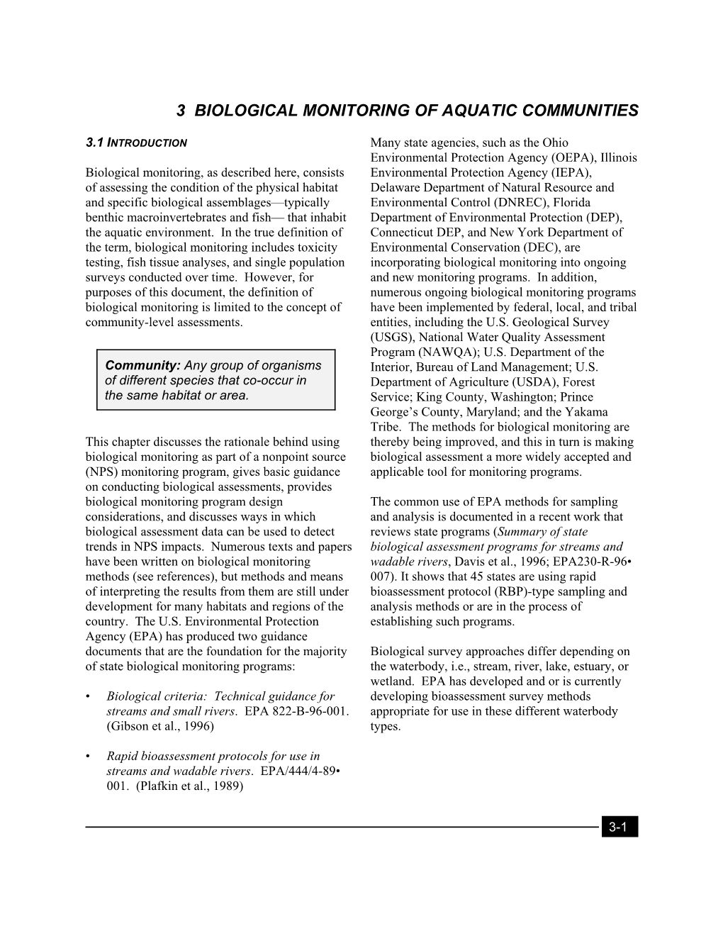 3 Biological Monitoring of Aquatic Communities