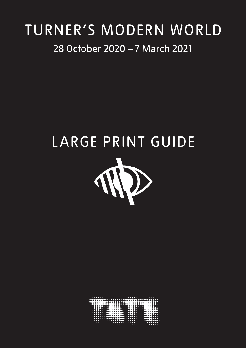 Large Print Guide Turner's Modern World