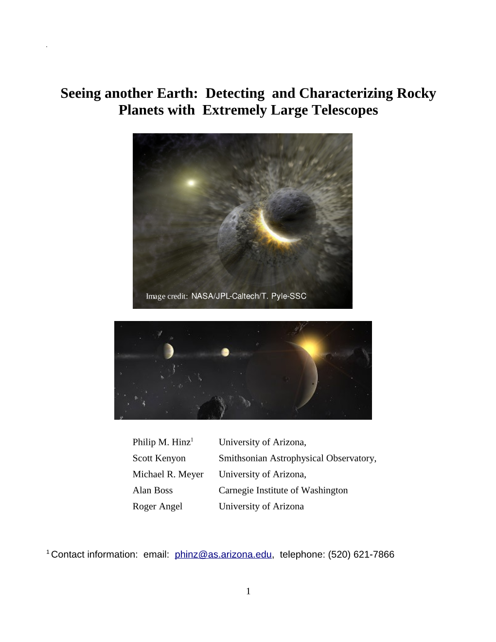 Seeing Another Earth: Detecting and Characterizing Rocky Planets with Extremely Large Telescopes