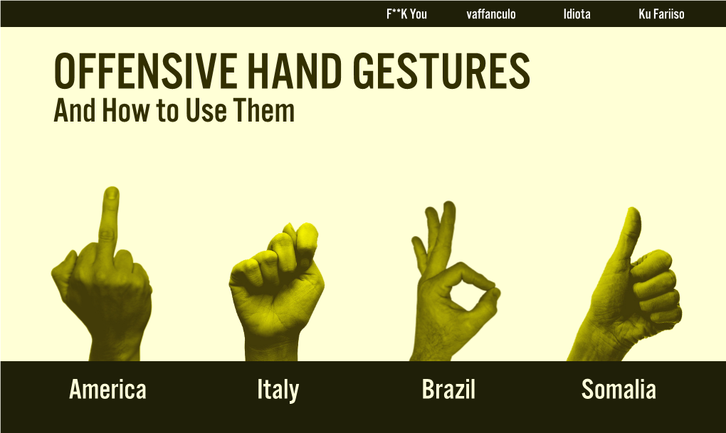 Handy Gestures from Around the World and How to Use Them