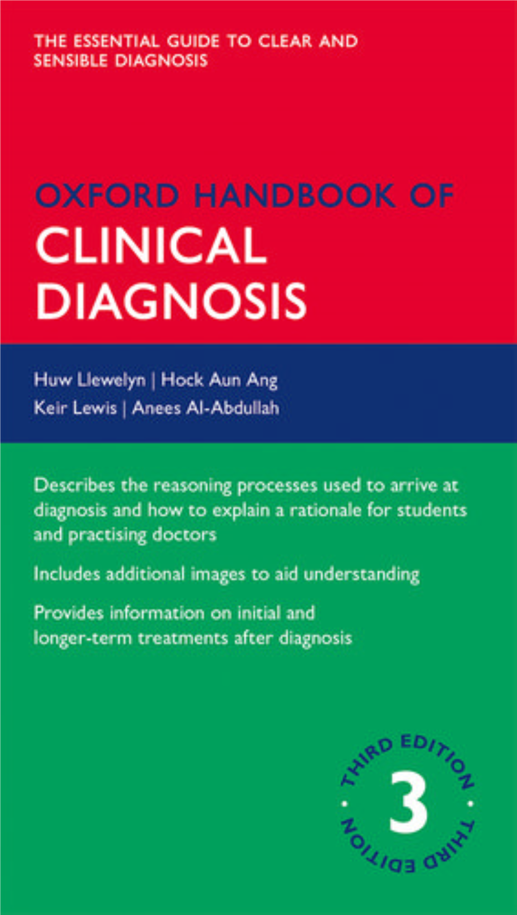 Oxford Handbook of Clinical Diagnosis Published and Forthcoming Oxford Handbooks