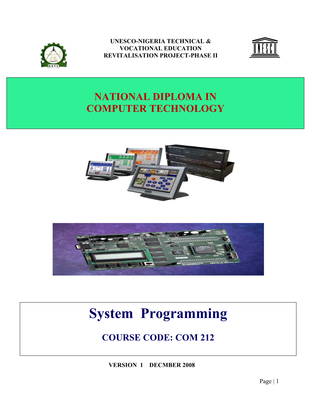 COM 212 INTRO to SYSTEM PROGRAMMING Book Theory