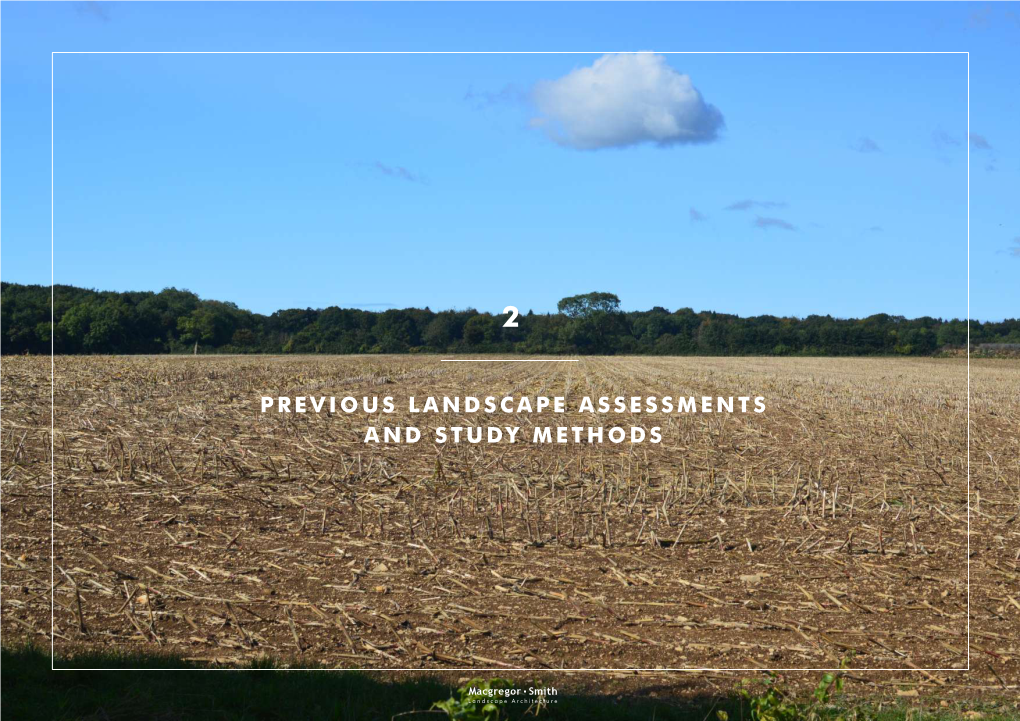 Previous﻿ Lands﻿Cape As﻿S﻿Es﻿S﻿Ments﻿ and S﻿Tudy Methods﻿