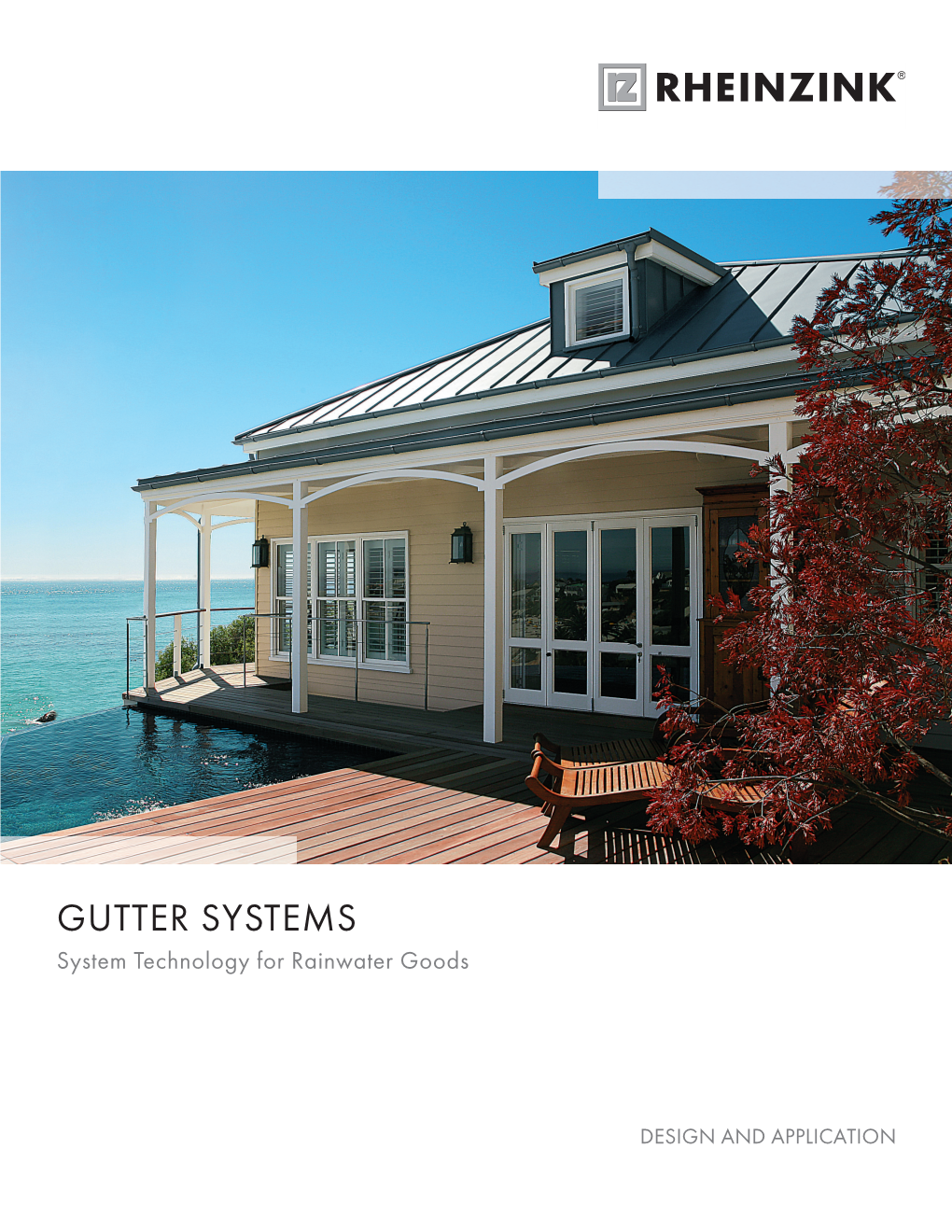 Rheinzink Rain Gutter Brochure