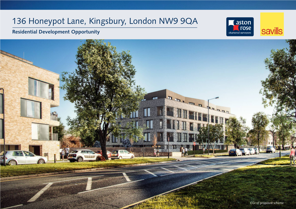136 Honeypot Lane, Kingsbury, London NW9 9QA Residential Development Opportunity
