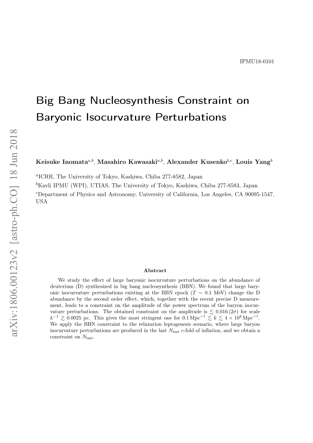 Big Bang Nucleosynthesis Constraint on Baryonic Isocurvature Perturbations