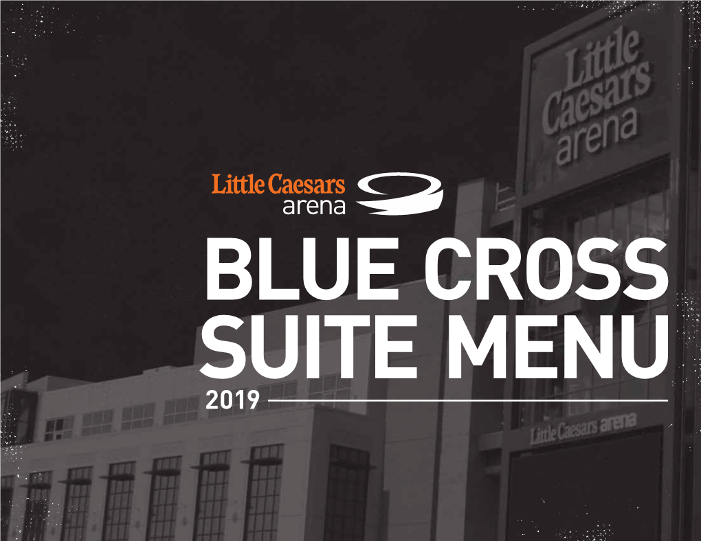 Little Caesars Arena Catering Menu