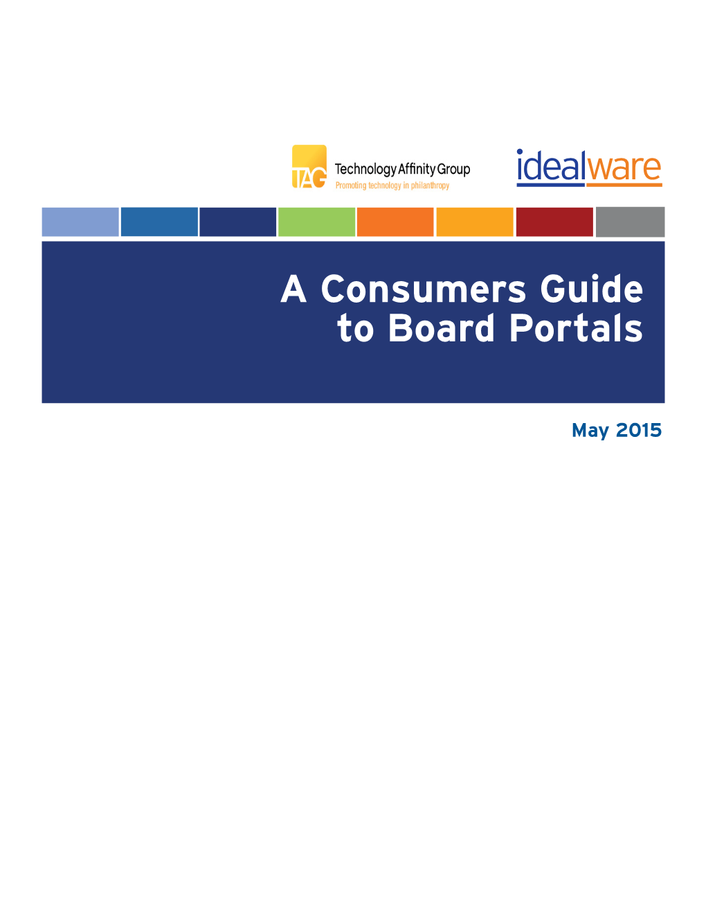 A Consumers Guide to Board Portals