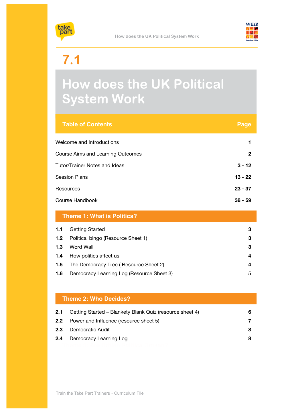 7.1 How Does the UK Political System Work