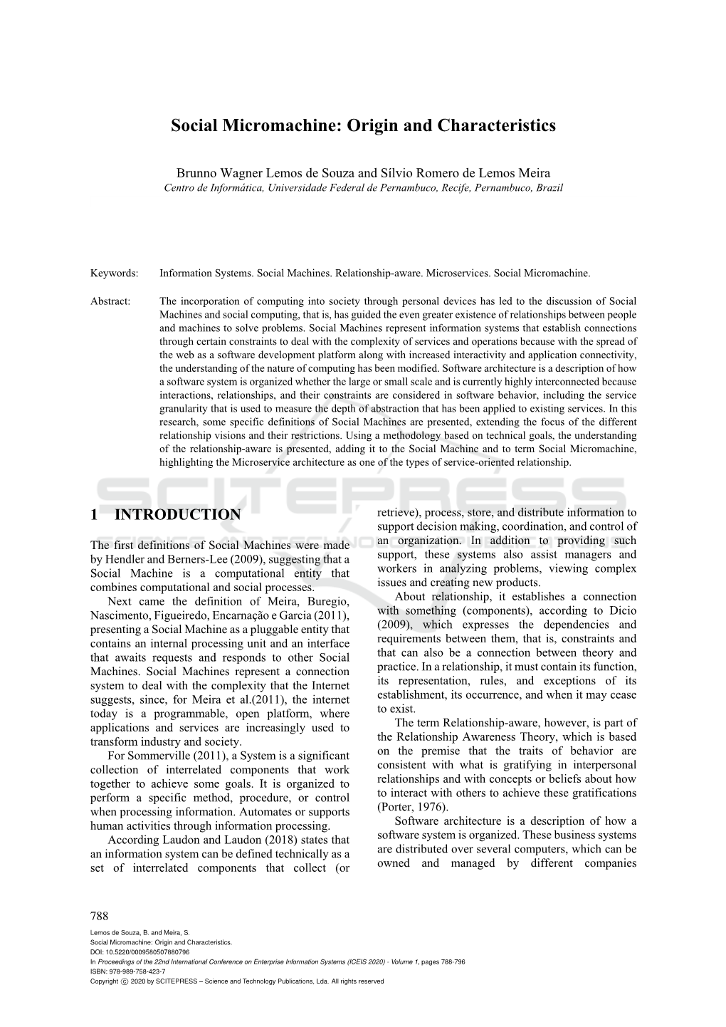 Social Micromachine: Origin and Characteristics