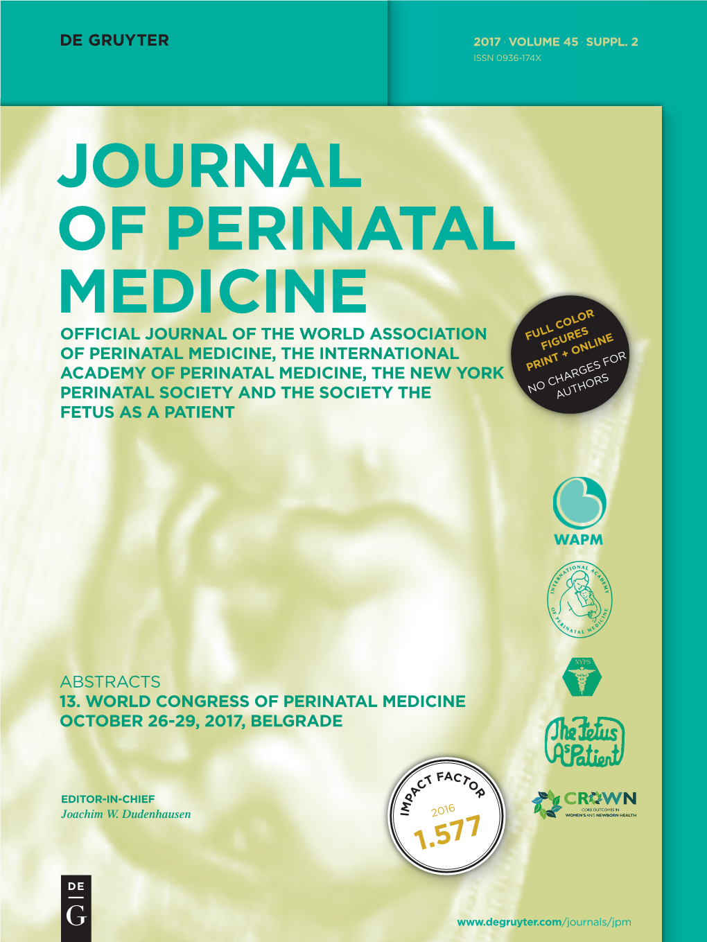 Journal of Perinatal Medicine 2017 · Volume 45 · Issue 7 · Pp